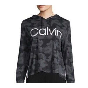 CK Performance Graphic Pullover Camo Hoodie Large